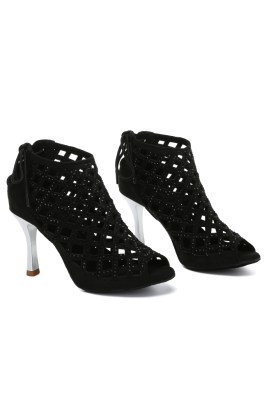 Go Dance Latin Shoes CD004 Tight Crosscut & Plated Heel